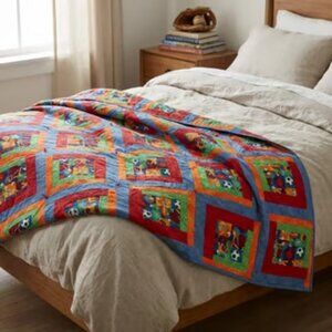 All Sports Twin Size Quilt